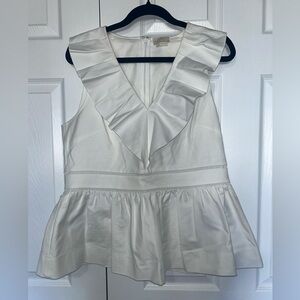 kate spade size XL white sleeveless top.